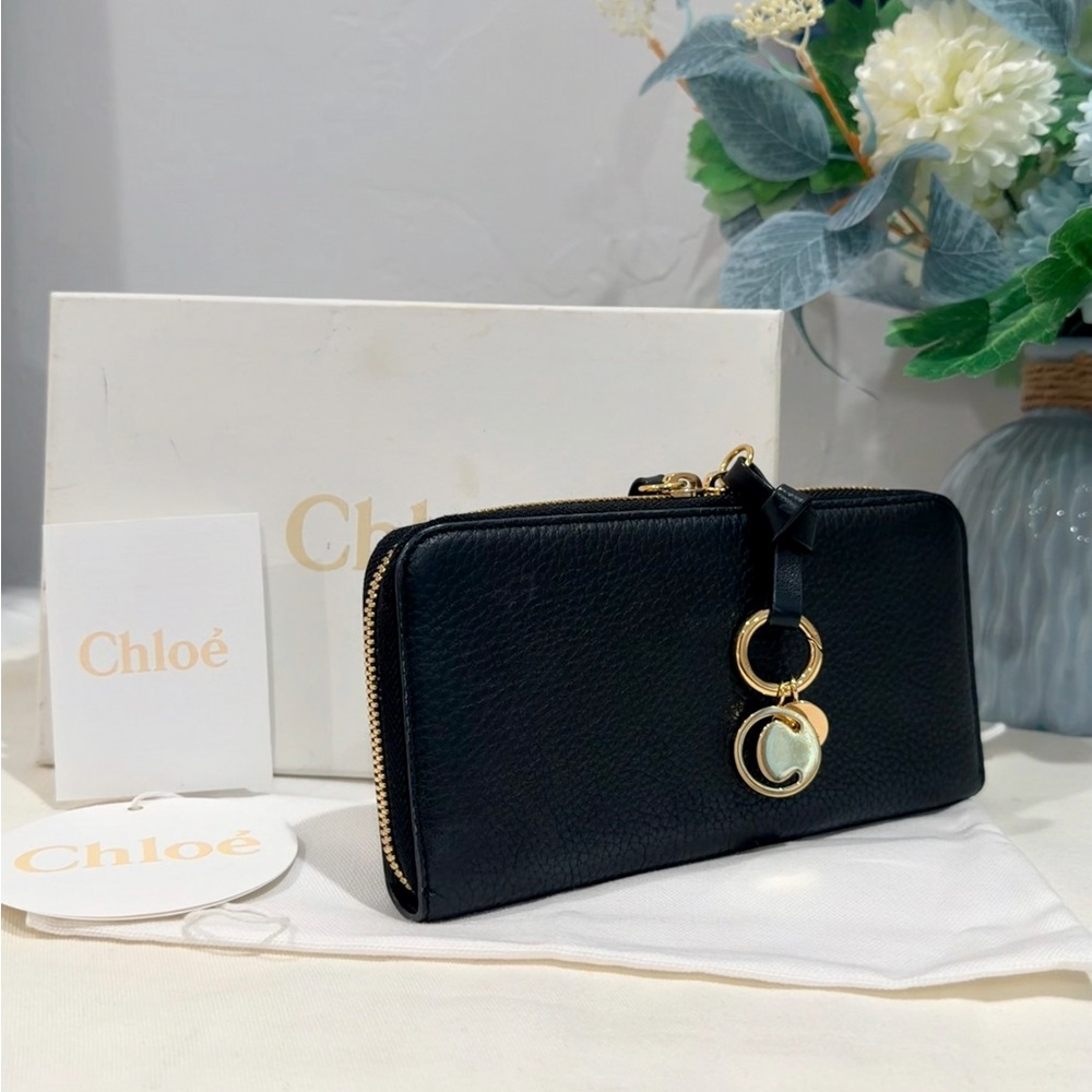 Chloè Alphabet Grained Leather Zippy Wallet - Picture 7 of 16